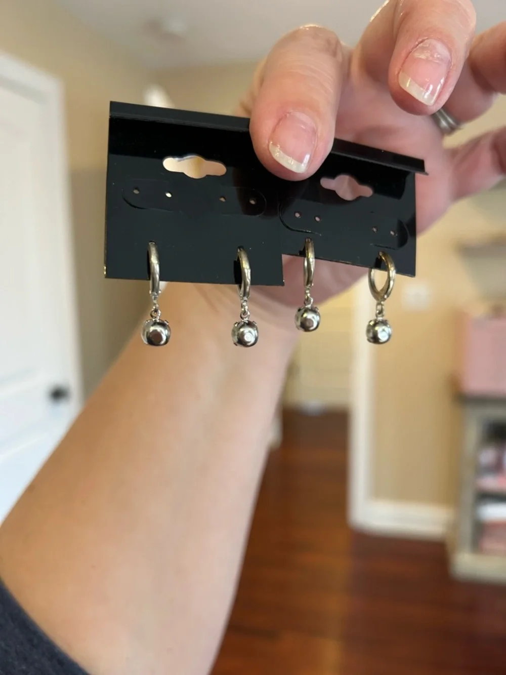 Set of Blue and Green Earrings - Picture 5 of 5